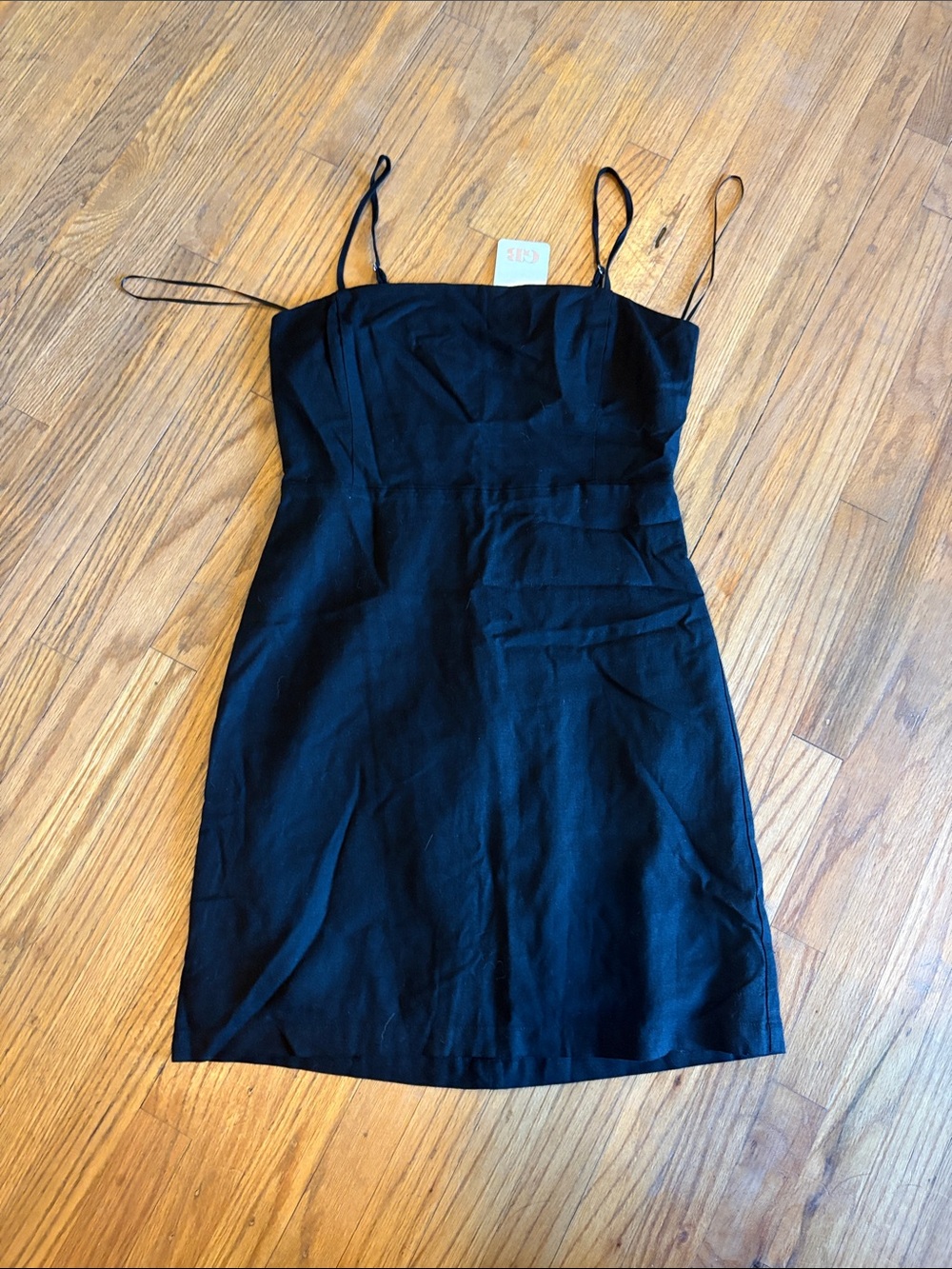 Gianni Bini Black Spaghetti-Strap Mini Dress